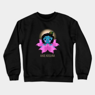 Iskcon - Krishna - hare krishna - Hindu gods - krsna Crewneck Sweatshirt